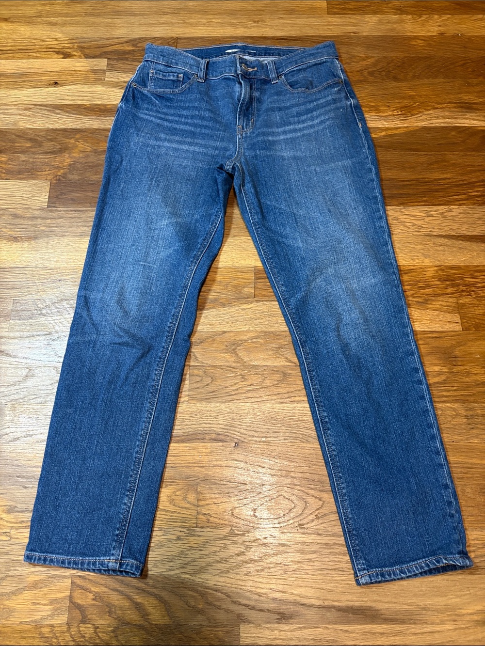OLD NAVY mid rise boyfriend jeans.